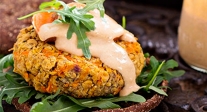 Veggie burguer, hamburguesa vegana