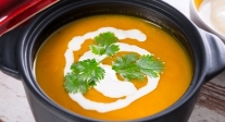 Crema de calabaza y jengibre