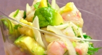 Ceviche de corvina y aguacate