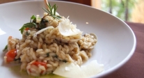 Risotto de almejas y tomatitos 