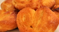 Palmeritas de hojaldre con miel